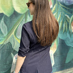 Zeagoo Women's Blazer Elegant 3/4 Sleeve Long Blazer (DE Only)