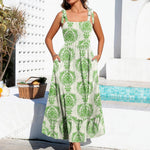 Zeagoo Maxi Dress with Pockets Spaghetti Strap Sundress