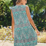 Zeagoo Casual Boho Sleeveless Sundresses with Pockets