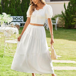 Zeagoo Long Women's Elegant Maxi Skirt with Pockets (DE Only)