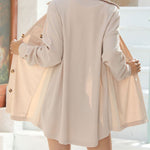 Zeagoo Button Down Shirts Jacket Casual Waffle Knit Long Sleeve Oversized Tops