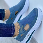 Breathable slip-on sneakers with stable comfort