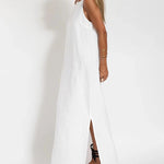 Zeagoo Women's Casual Loose Sleeveless Spaghetti Side Split Maxi Dress