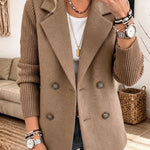 Carla | Elegant blazer with mesh sleeves