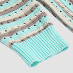 Zeagoo Women's Contrast Striped Sweater Cardigan