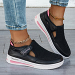 Breathable slip-on sneakers with stable comfort