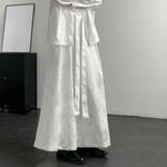 Dark Dragon Pattern Loose-fitting Hanfu Taoist Robe Cardigan Culottes