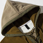 Retro Corduroy Color-blocked Hoodie Sweatshirt