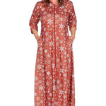 Women's Long Sweatshirt Hooded Robe with Pockets M-3XL - Zeagoo (Us Only)