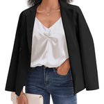 Women's Silk Camisole V Neck Camis Satin Tank Tops Sexy Spaghetti Strap Loose Sleeveless Blouse 2 Packs - Zeagoo (Us Only)