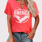 Zeagoo American Flag Shirts Short Sleeve Patriotic Shirt