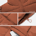 Zeagoo Women Sleeveless Warm Jackets Casual Stand Collar Puffer Vest