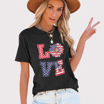 Zeagoo American Flag Shirts Short Sleeve Patriotic Shirt
