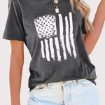 Zeagoo American Flag Shirts Short Sleeve Patriotic Shirt