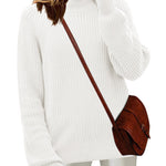 Zeagoo Women's 2024 Fall Turtleneck Sweaters Loose Knit Pullover