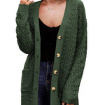 Zeagoo Womens Long Sleeve Chunky Cable Knit Cardigans