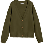 Zeagoo Women's Cropped Cardigan 2024 Fall Button Sweaters