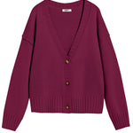 Zeagoo Women's Cropped Cardigan 2024 Fall Button Sweaters