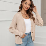 Zeagoo Women's Cropped Cardigan 2024 Fall Button Sweaters