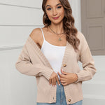 Zeagoo Women's Cropped Cardigan 2024 Fall Button Sweaters