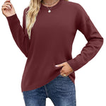 Zeagoo Sweaters for Women Fall Outfits Long Sleeve Knit Pullover Tops