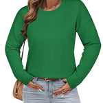 Zeagoo Sweaters for Women Fall Outfits Long Sleeve Knit Pullover Tops