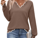 Trendy Fashion Lightweight Knit Tops (US Only)