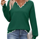 Trendy Fashion Lightweight Knit Tops (US Only)