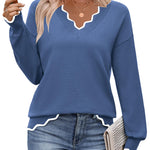 Trendy Fashion Lightweight Knit Tops (US Only)