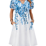 Zeagoo Women's Casual A-Line Short Sleeve Mini Dress with Pockets (US Only)
