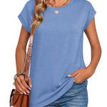 Zeagoo Effortless Style Cap Short Sleeve Tops for Women Casual Work Office Loose Fit 2026 | Under $25