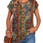 Zeagoo Effortless Style Cap Short Sleeve Tops for Women Casual Work Office Loose Fit 2026 | Under $25