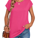 Zeagoo Effortless Style Cap Short Sleeve Tops for Women Casual Work Office Loose Fit 2026 | Under $25