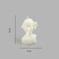 Fleur d’Ivoire White Lady Decorative Candle