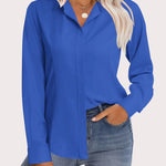 Zeagoo Women's Button Down Shirts Classic Fit Dress Shirt