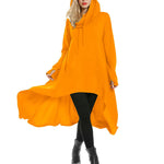 Zeagoo Women Pullover Hoodies Sweatshirt Long Sleeve High Low Sweater Oversize Top with Pocket (Us Only)