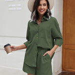 Zeagoo 3 Piece Linen Set