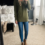Women's Oversized Sweater V Neck Hooded Pullover Sweater Long Sleeve Knitted Jumper Tops - Zeagoo (Us Only)