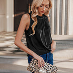 Womens Tank Tops Dressy Casual Mock Neck Sleeveless Blouses Fashion Shirts for Work - Zeagoo (Us Only)