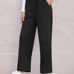 Zeagoo Drawstring Long Pants with Pockets