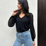 Zeagoo Women's Blouses Dressy Casual V Neck Top