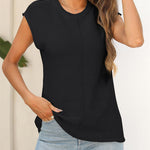Zeagoo Cap Sleeve Sweater Vest Sleeveless Knit Tops