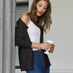 Zeagoo Women's Button Down Crochet Sweater Cardigan
