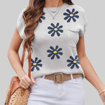 Zeagoo Sleeveless Cape Sleeve Knit Ribbed Tank Tops