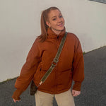 Women's Winter Long Sleeve Full Zipper Baggy Puffer Short Down Jacket Coat - Zeagoo (Us Only)