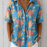 Lina™ | Elegant Floral Print Blouse