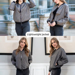Zeagoo Classic Bomber Jacket Windbreaker with Pockets