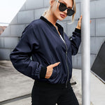 Zeagoo Classic Bomber Jacket Windbreaker with Pockets