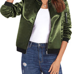 Zeagoo Classic Bomber Jacket Windbreaker with Pockets