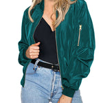 Zeagoo Classic Bomber Jacket Windbreaker with Pockets